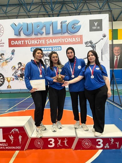 MANİSA YURT LİG DART TAKIMI TÜRKİYE ÜÇÜNCÜSÜ OLDU